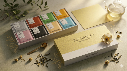 Recharge7 | 7-Day Energy Management Tea Box (Coffee Alternative for Office Fatigue)